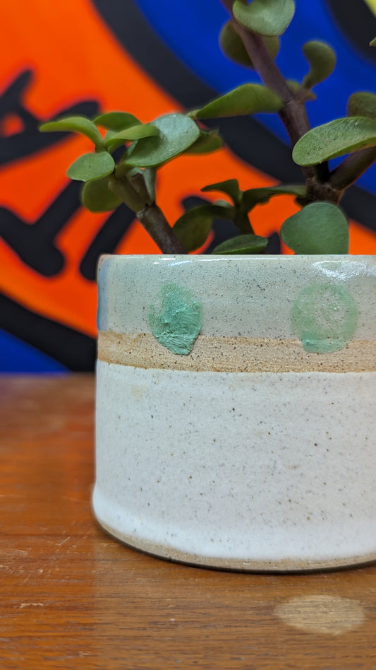 Handmade mini ceramic pot