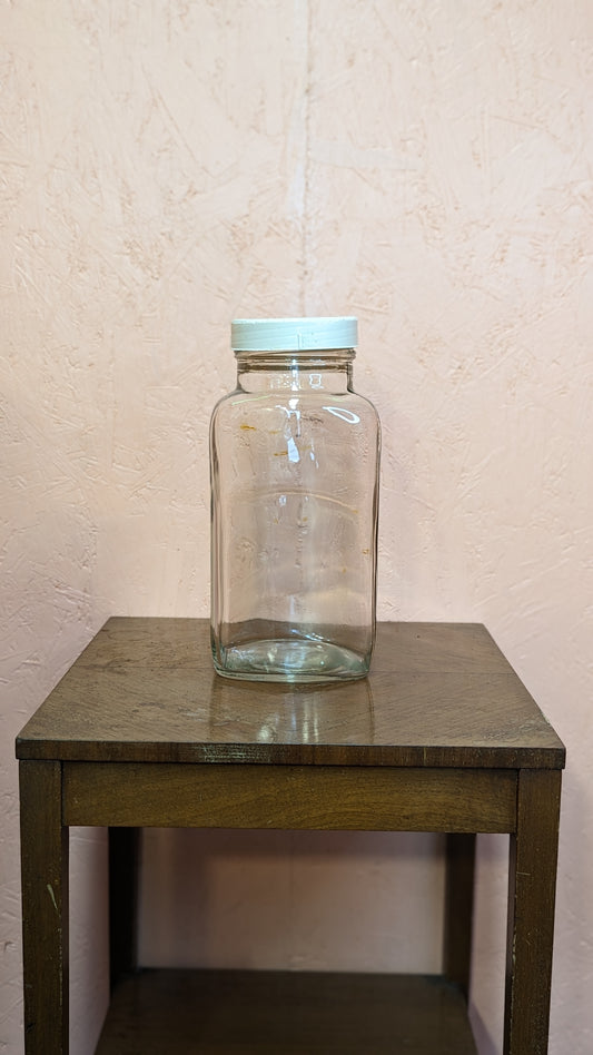 Vintage glass sweet jar 30cm