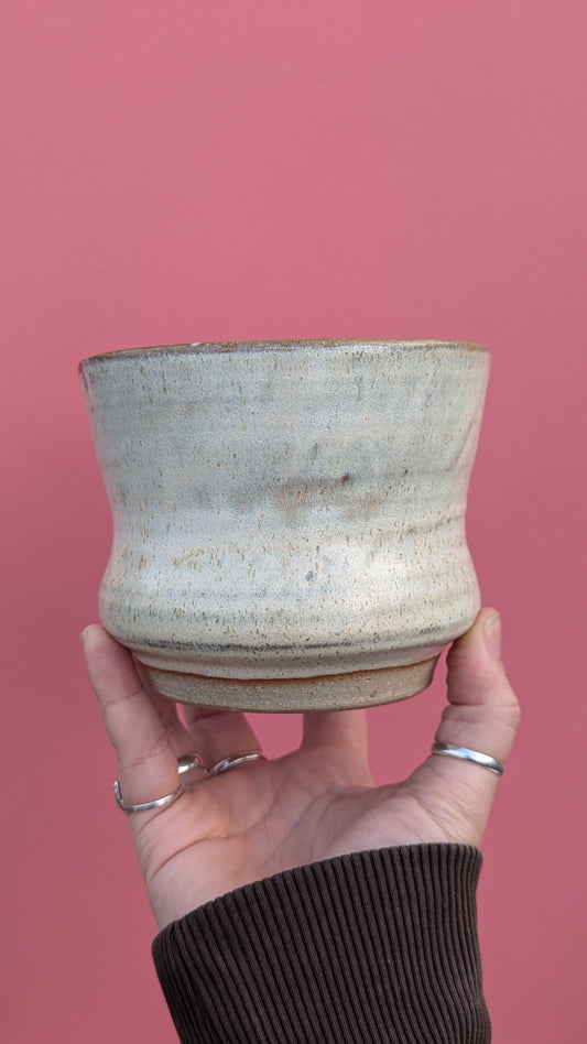 Pottery By Tina: stone speckle pot