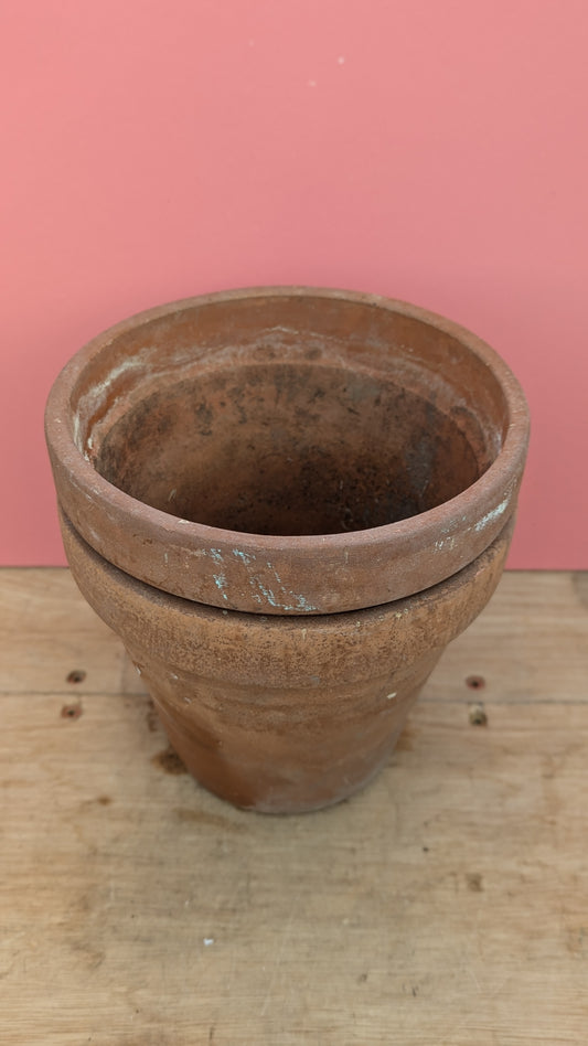 Terracotta pot plain lipped - 20.5cm