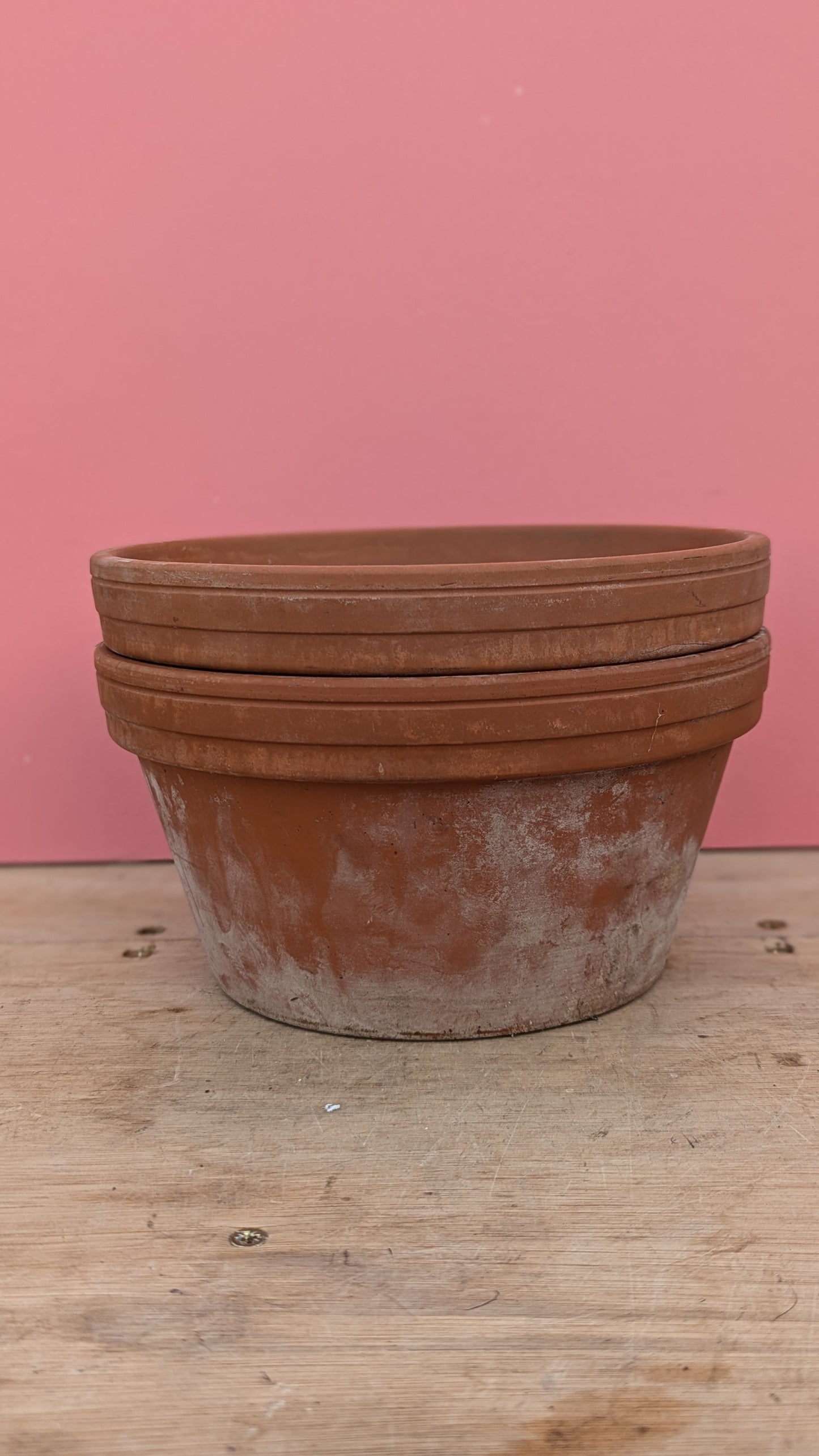 Terracotta half pot (short) - 20cm