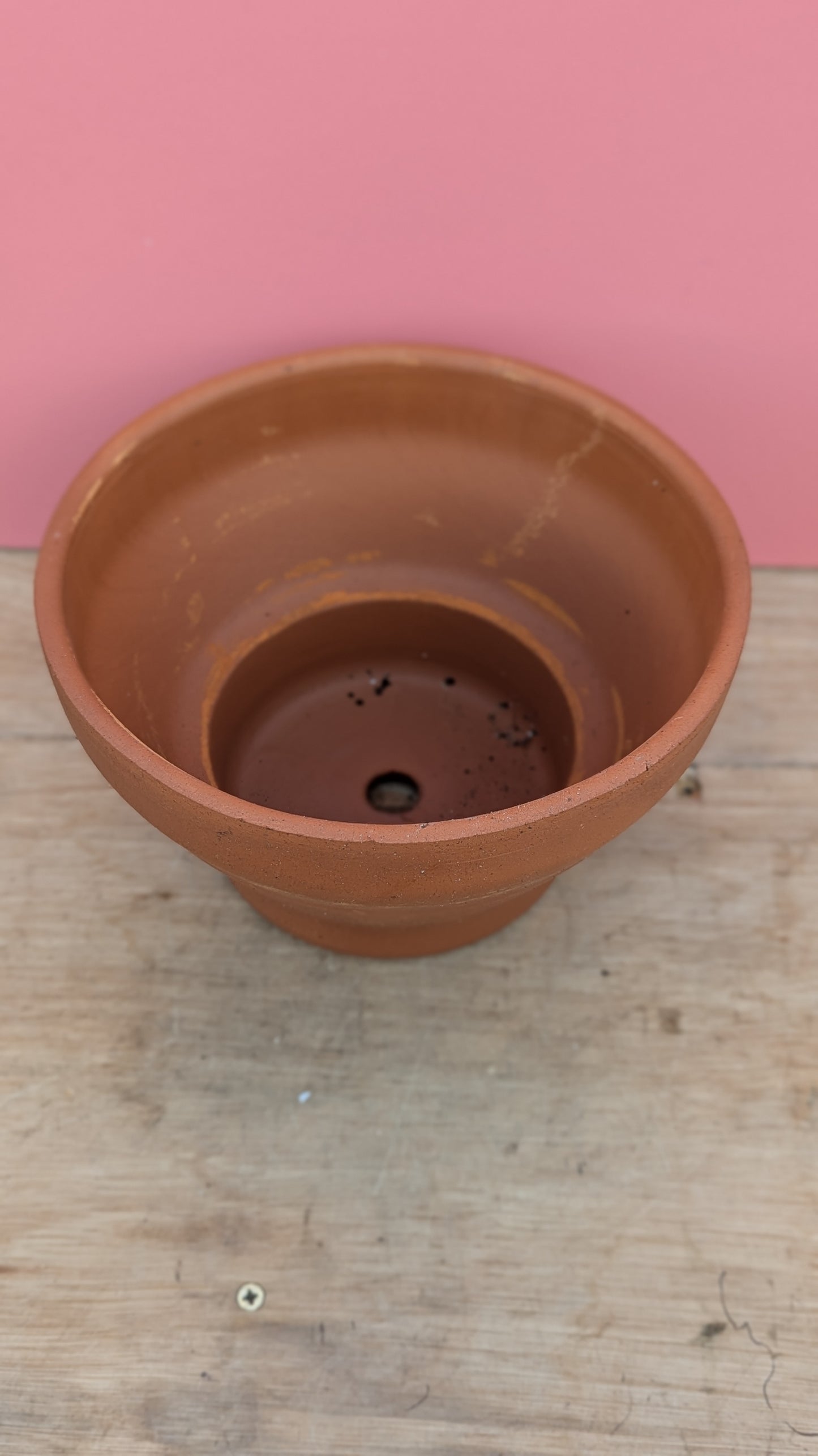 Terracotta bowl tapered - 21cm