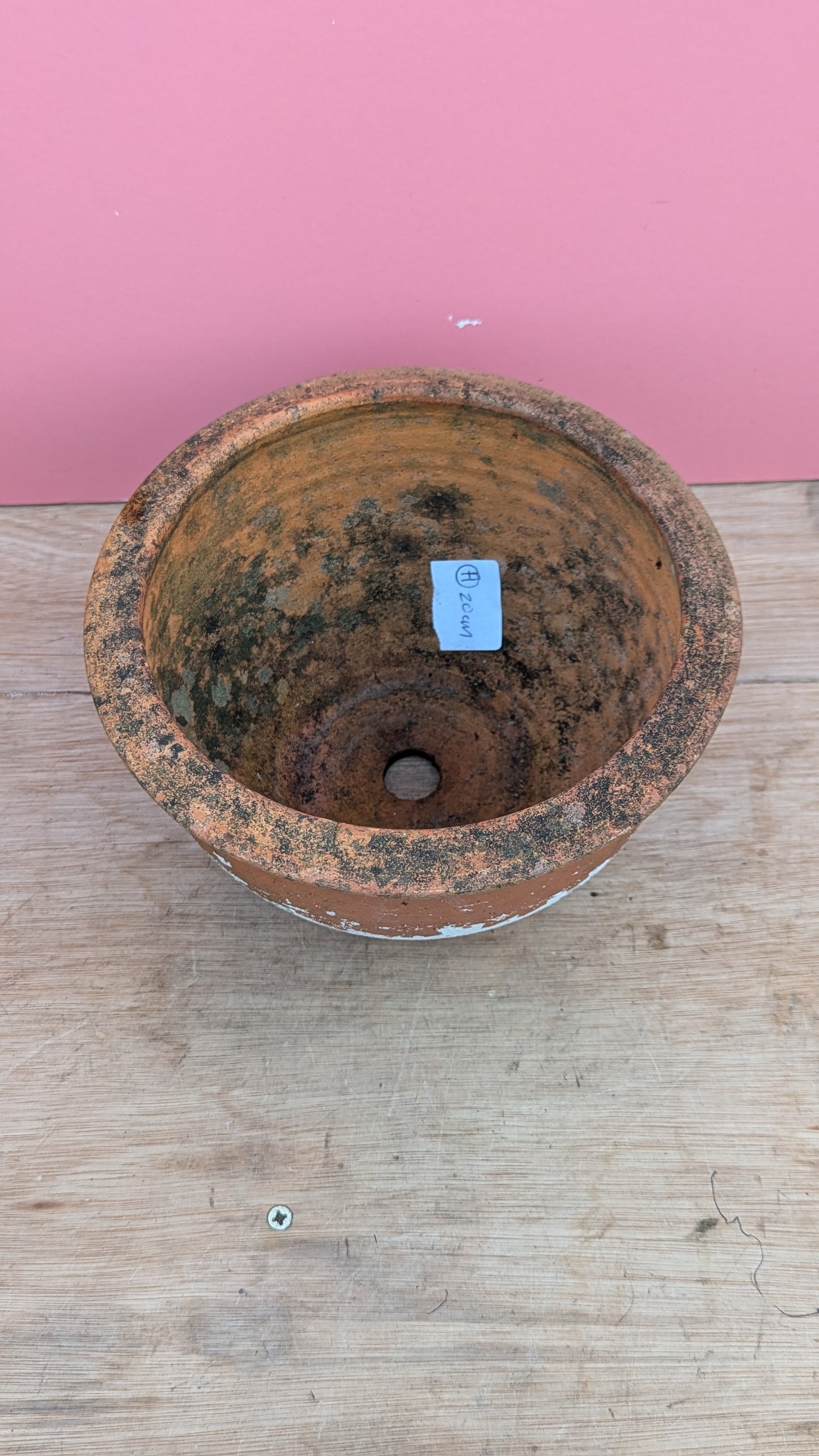 Vintage terracotta bowl H - 20cm