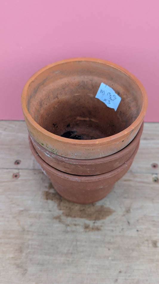 Vintage terracotta pot M - 13.5cm