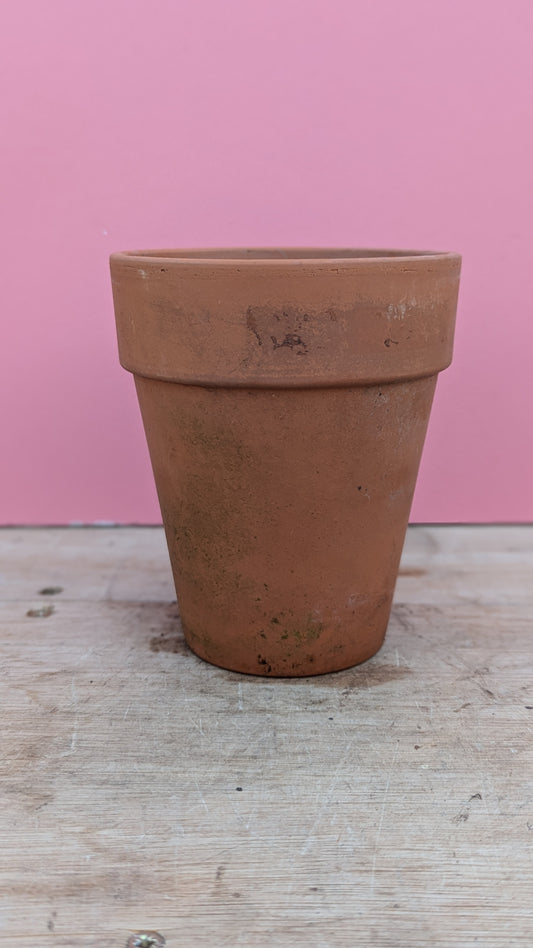 Vintage terracotta pot V - 11.5cm