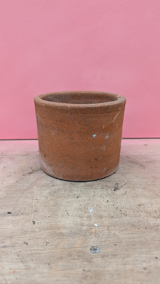 12cm Sealed Terracotta Cylinder